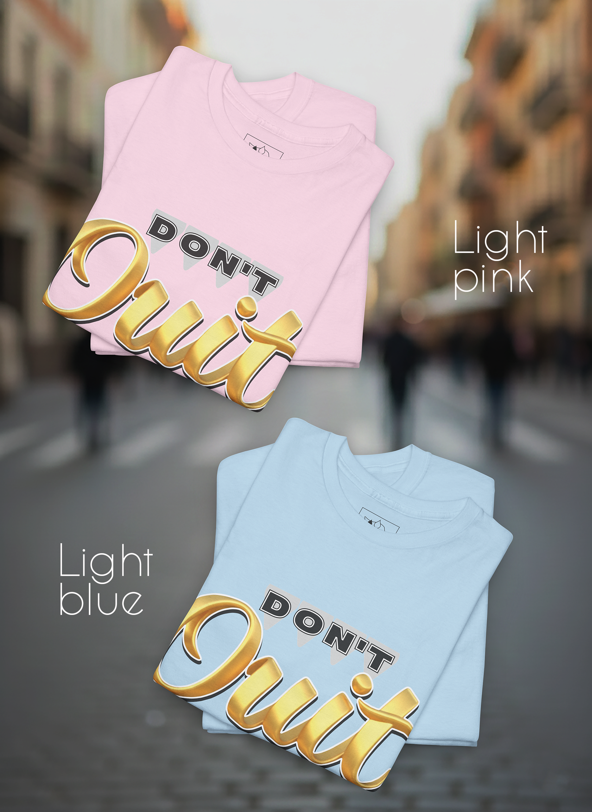 Don’t Quit – Premium Gold Motivational Unisex Heavy Cotton Tee
