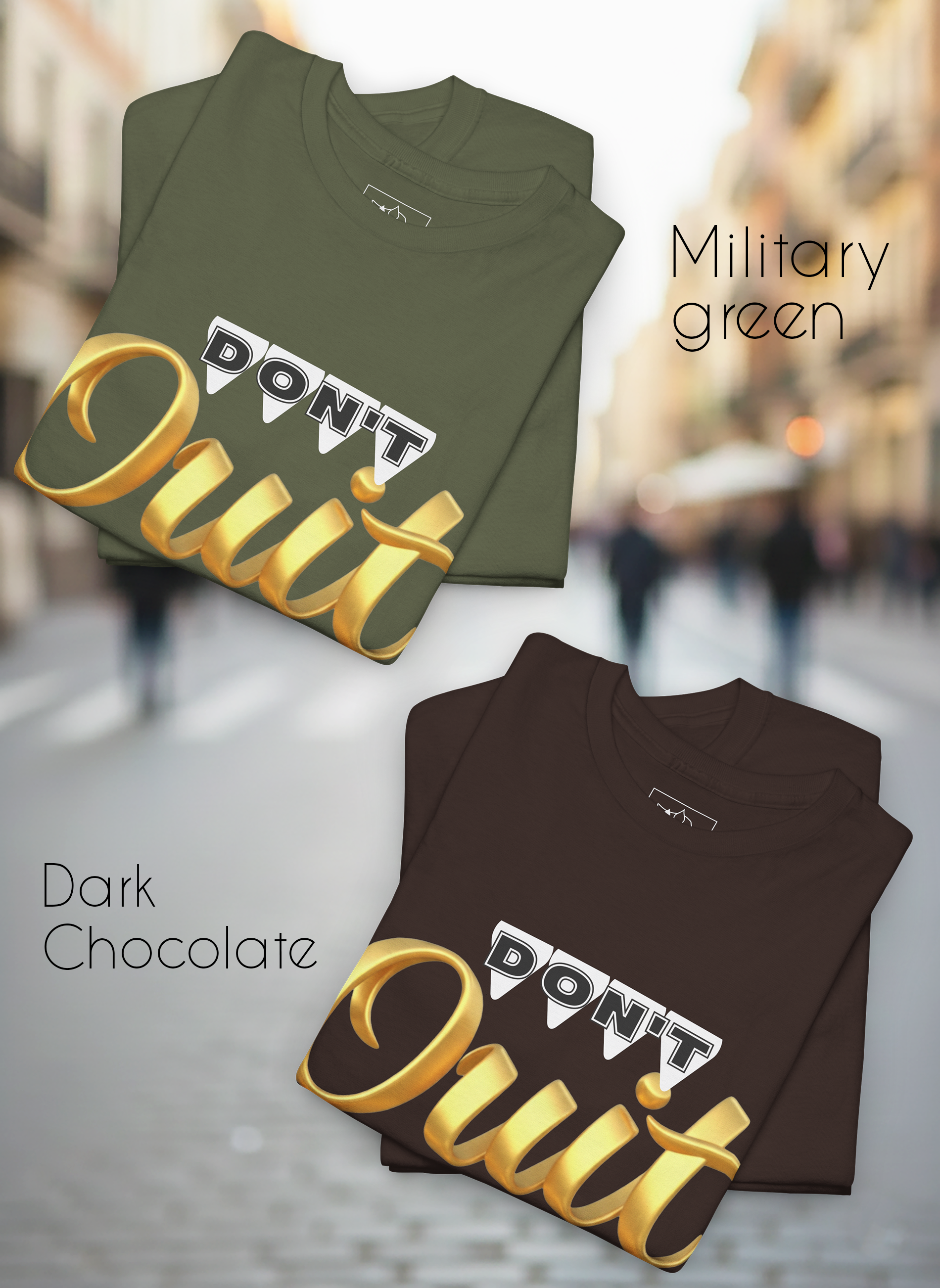 Don’t Quit Gold Edition – Luxury Motivational Unisex Heavy Cotton Tee