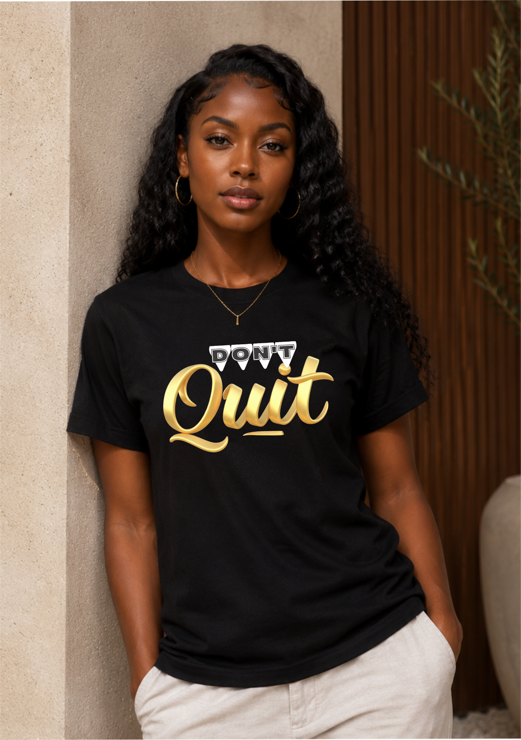 Don’t Quit Gold Edition – Unisex Heavy Cotton Tee