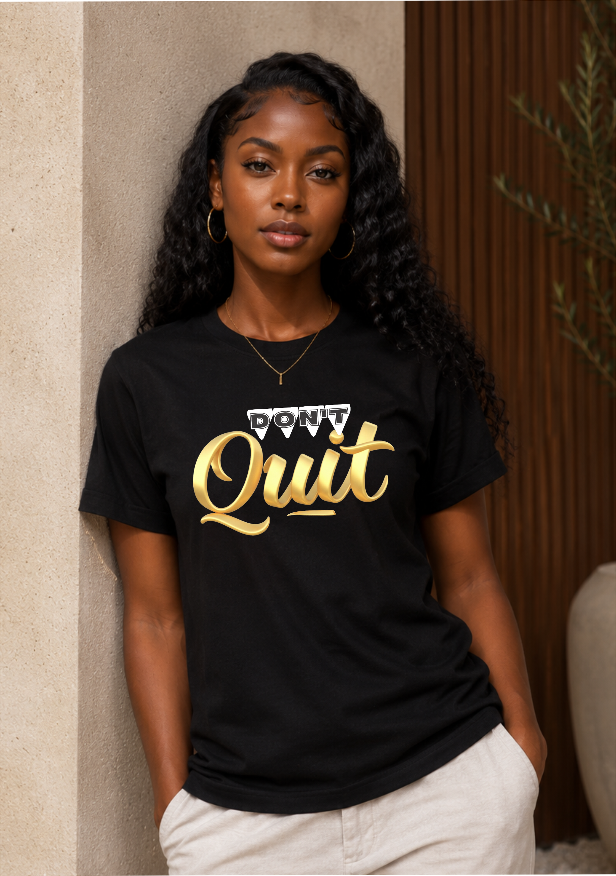 Don’t Quit Gold Edition – Unisex Heavy Cotton Tee
