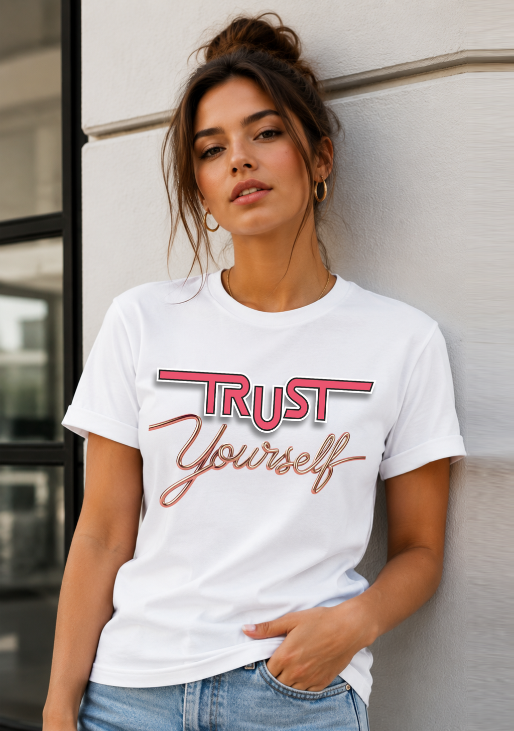 Trust Yourself Motivational Unisex Heavy Cotton Tee