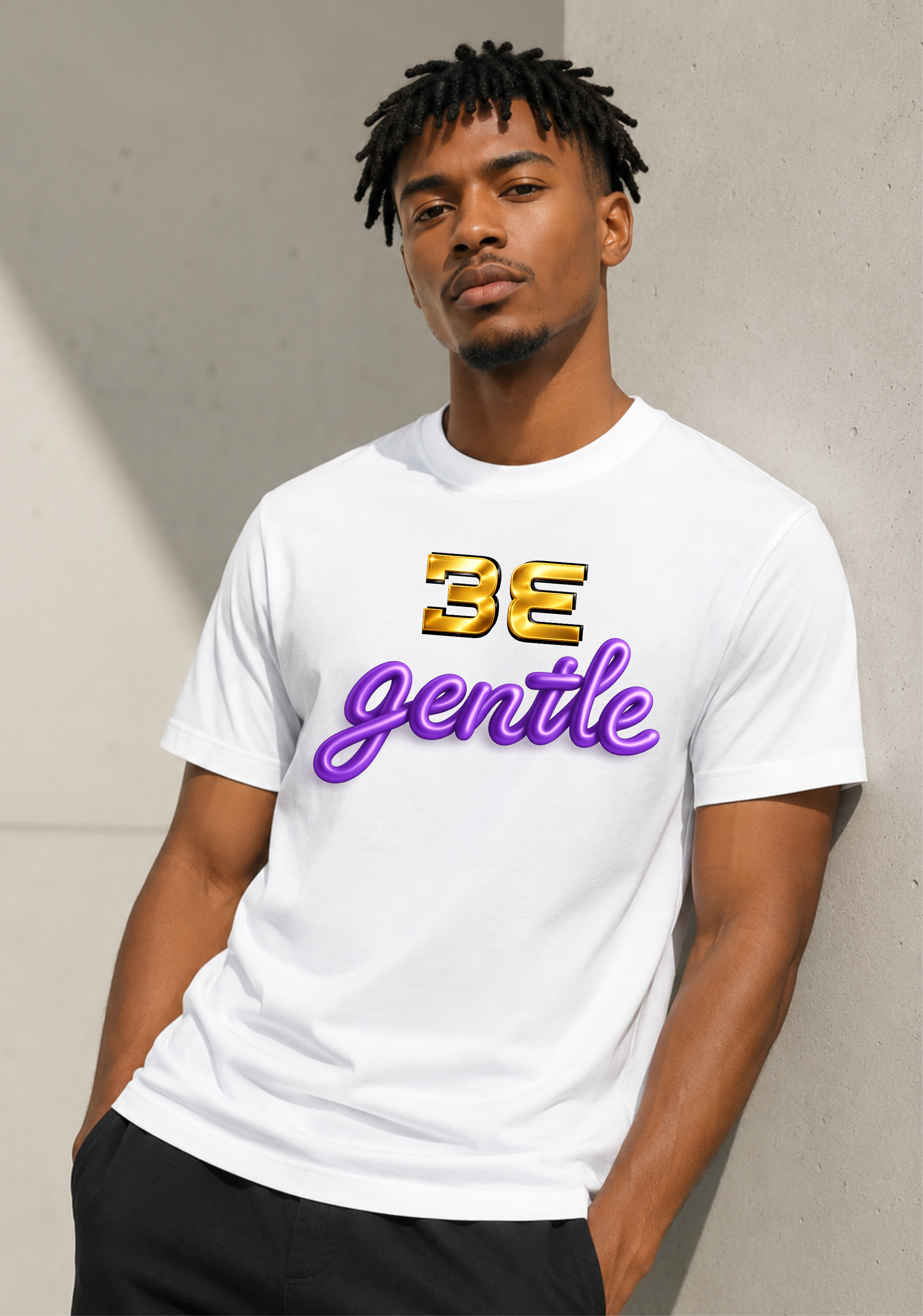 Be Gentle Premium Motivational Unisex Heavy Cotton Tee