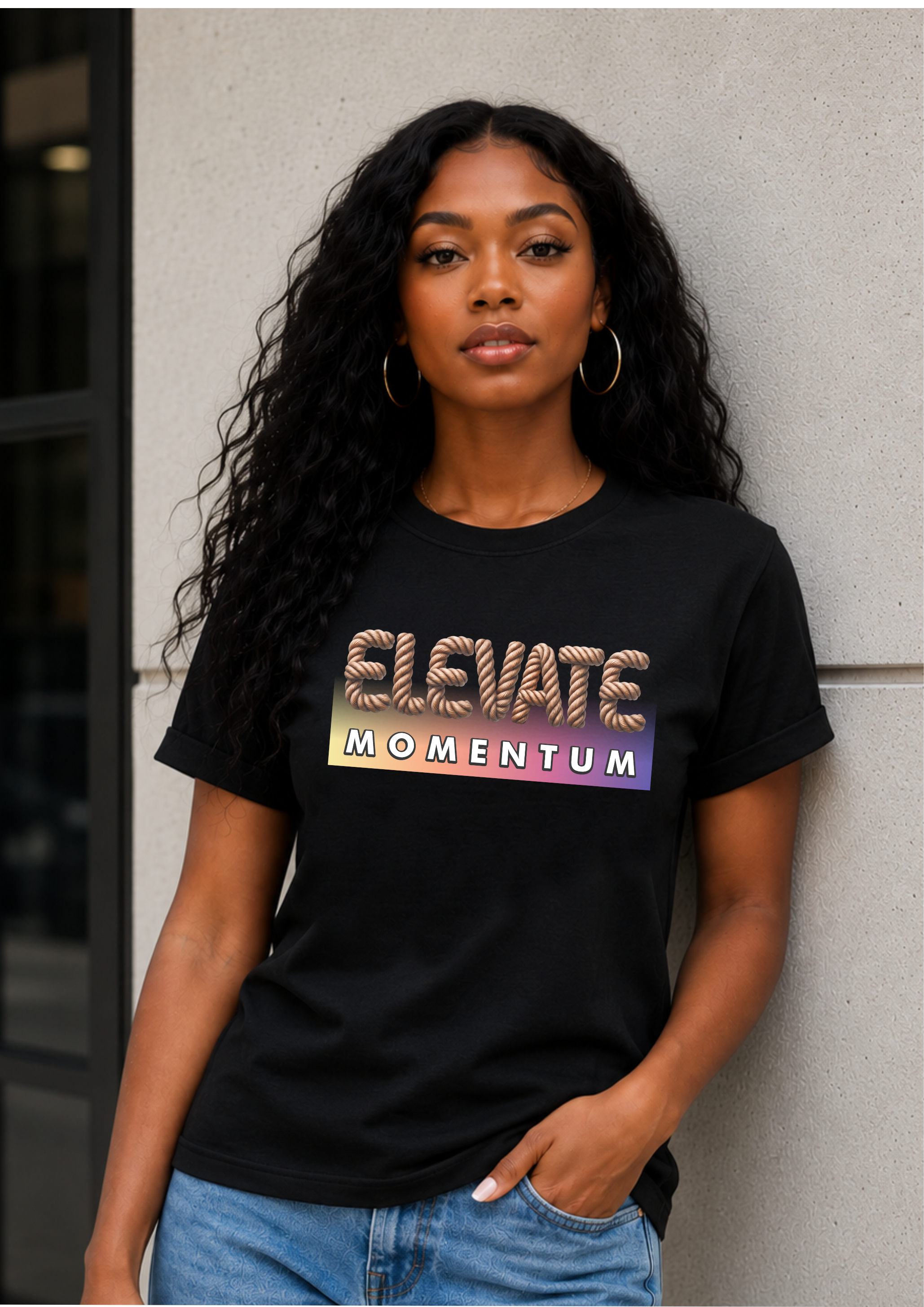 Elevate Momentum  Motivational T-Shirt (Unisex)