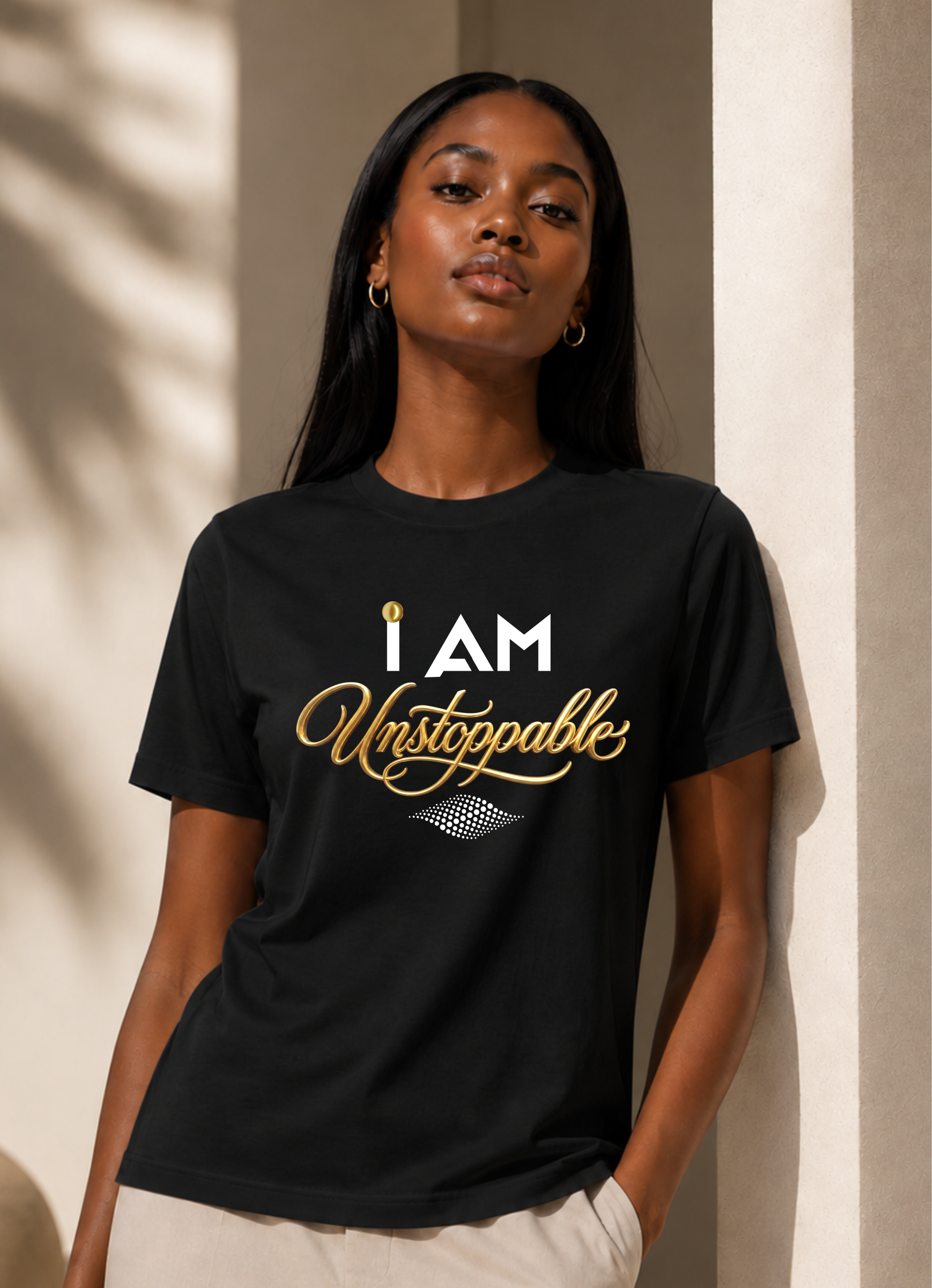 I Am Unstoppable Inspirational Unisex Heavy Cotton T-Shirt