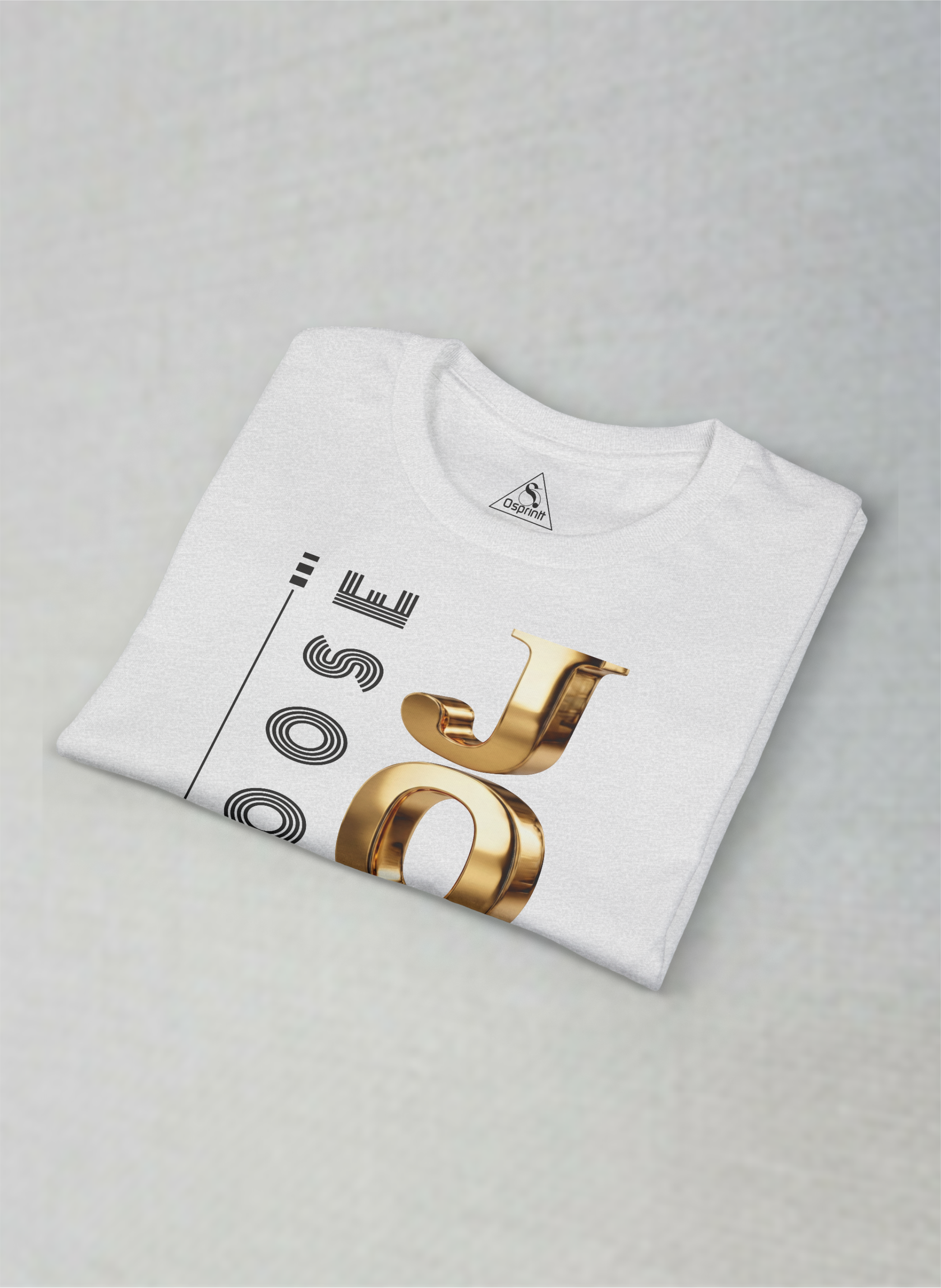 Choose Joy Gold Motivational Unisex  T-Shirt