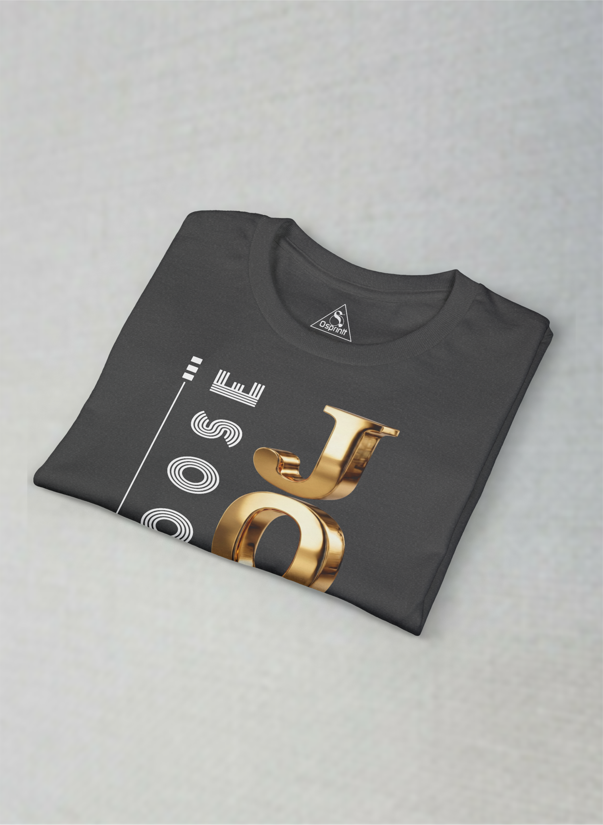 Choose Joy Gold Motivational Unisex  T-Shirt