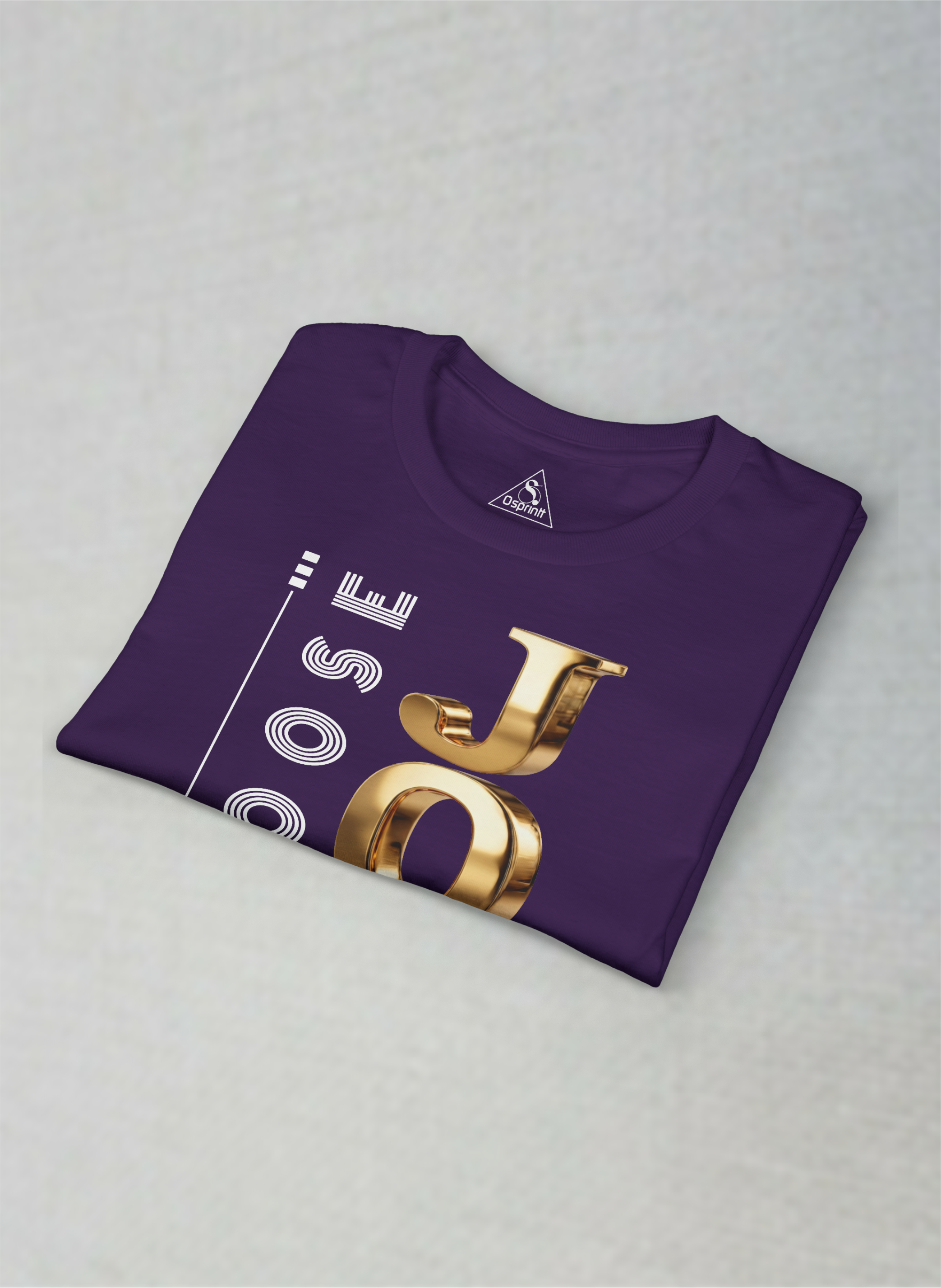 Choose Joy Gold Motivational Unisex  T-Shirt