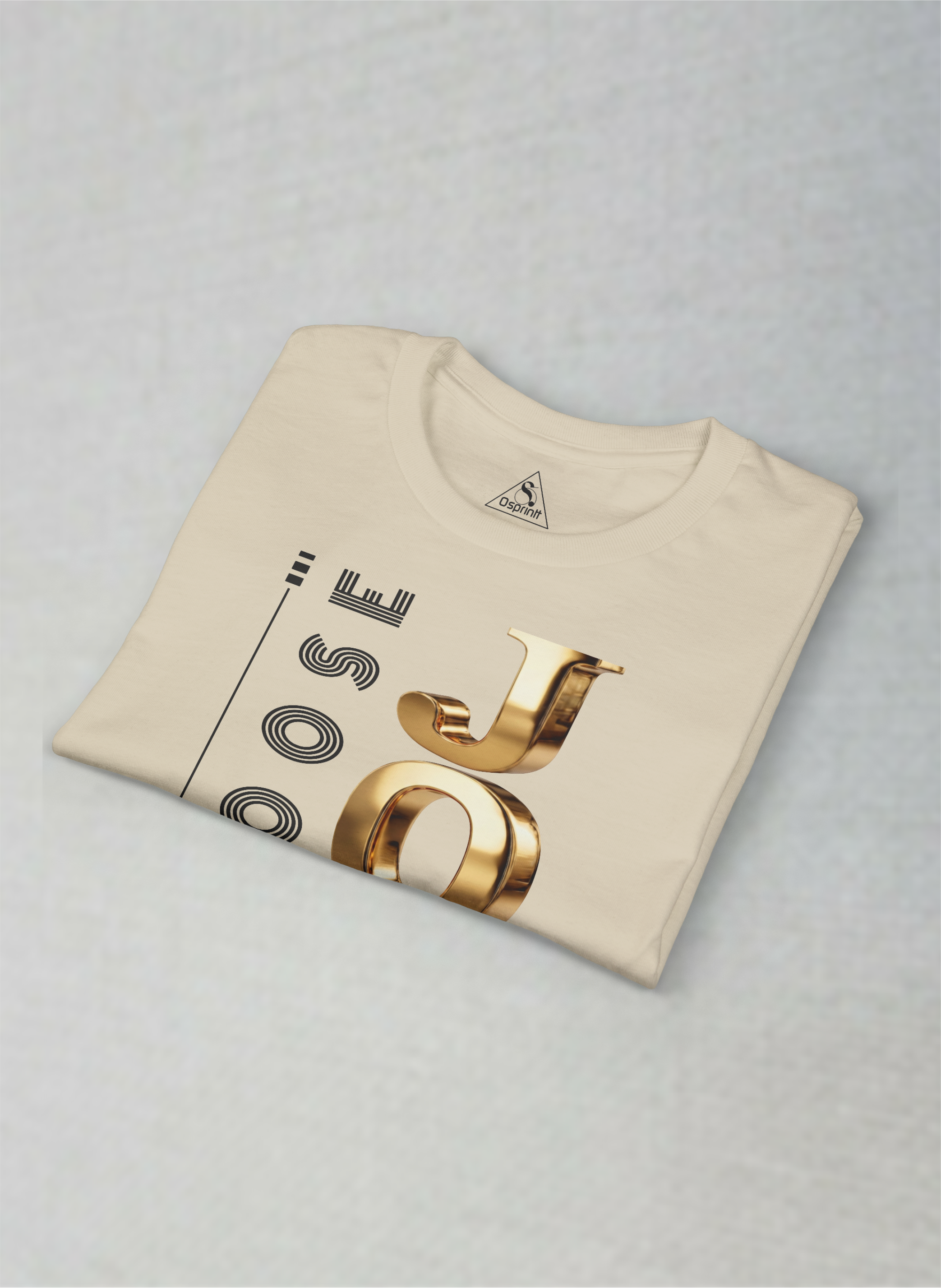 Choose Joy Gold Motivational Unisex  T-Shirt