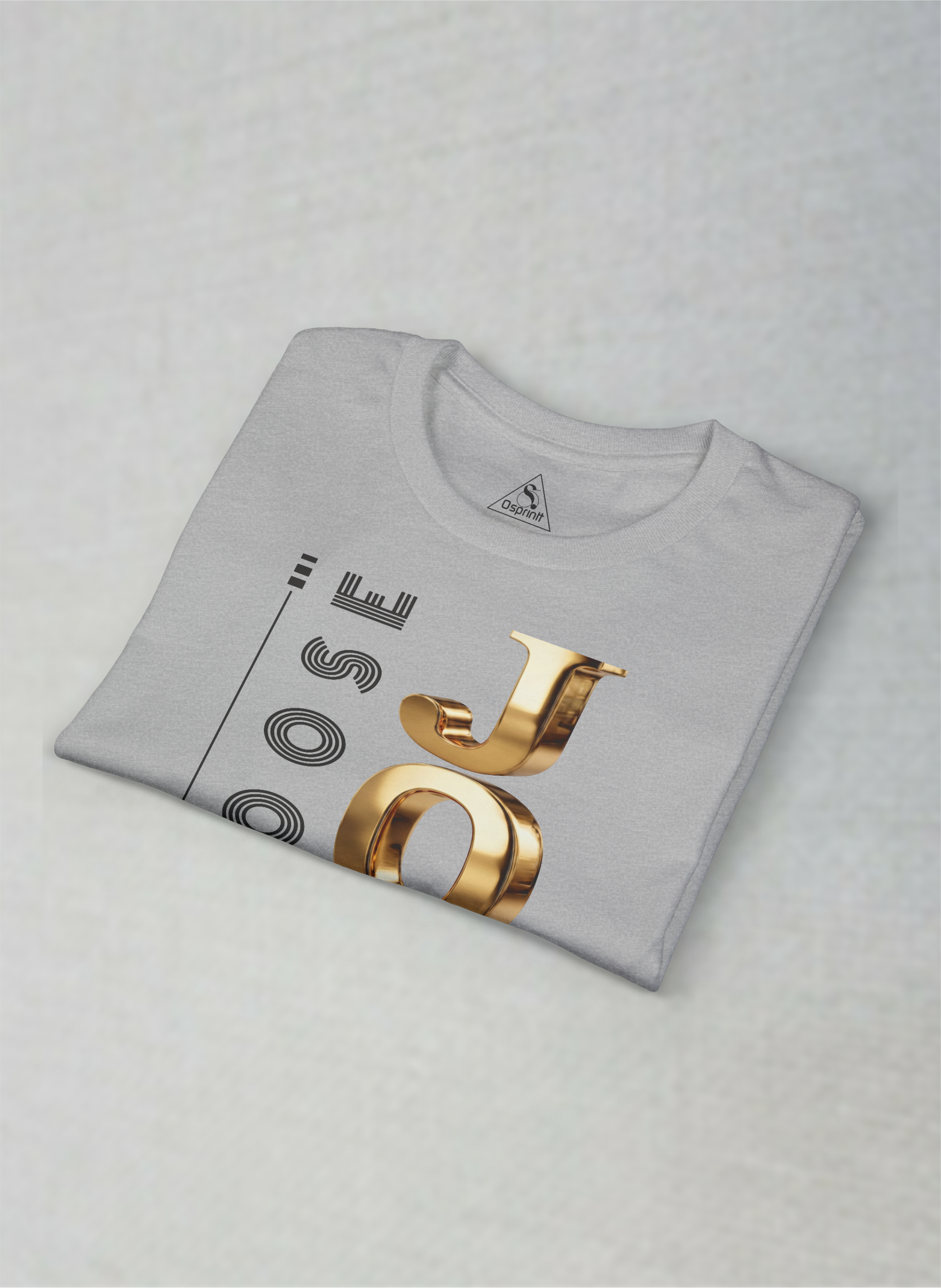 Choose Joy Gold Motivational Unisex  T-Shirt