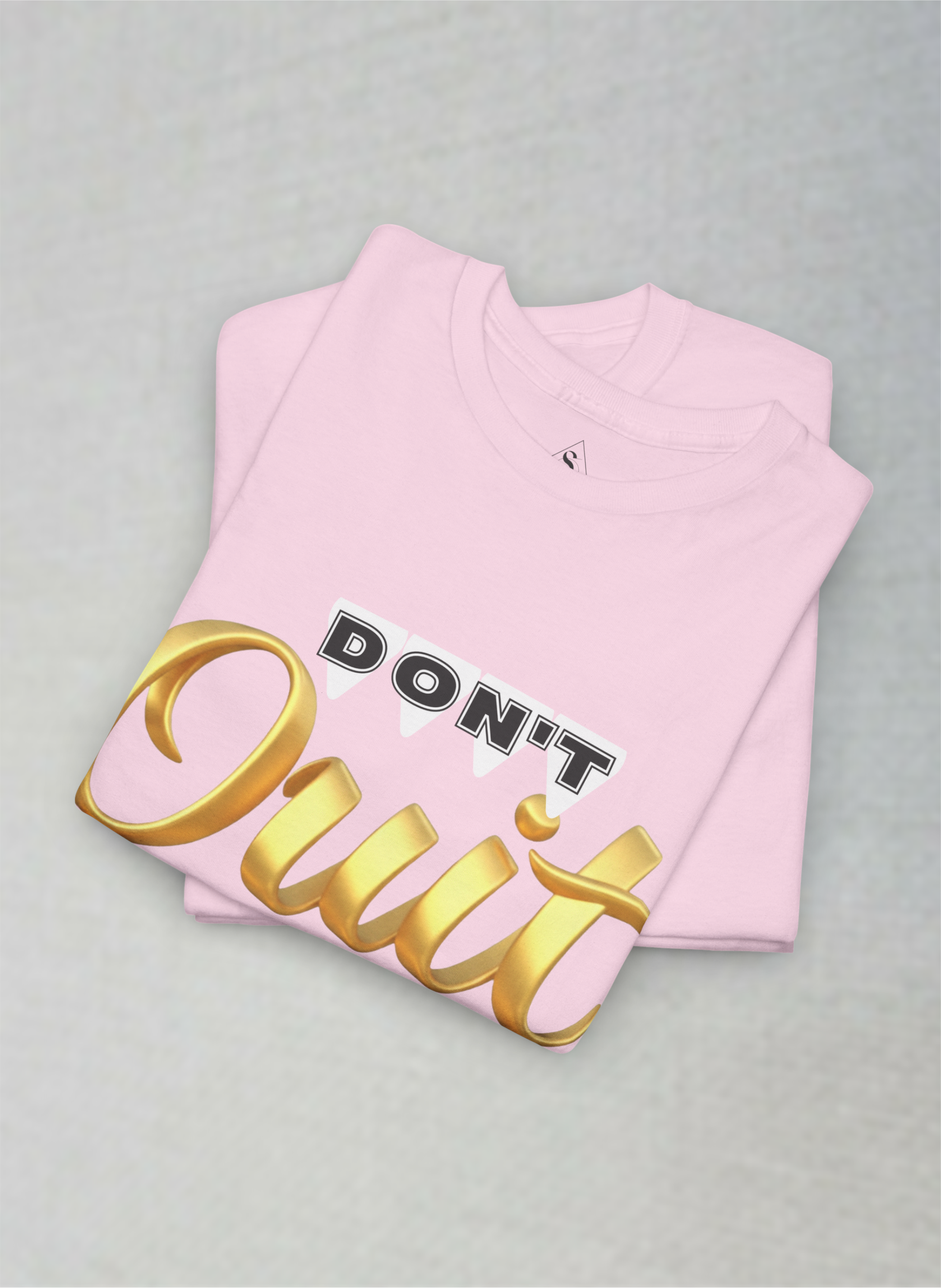 Don’t Quit Gold Edition – Unisex Heavy Cotton Tee