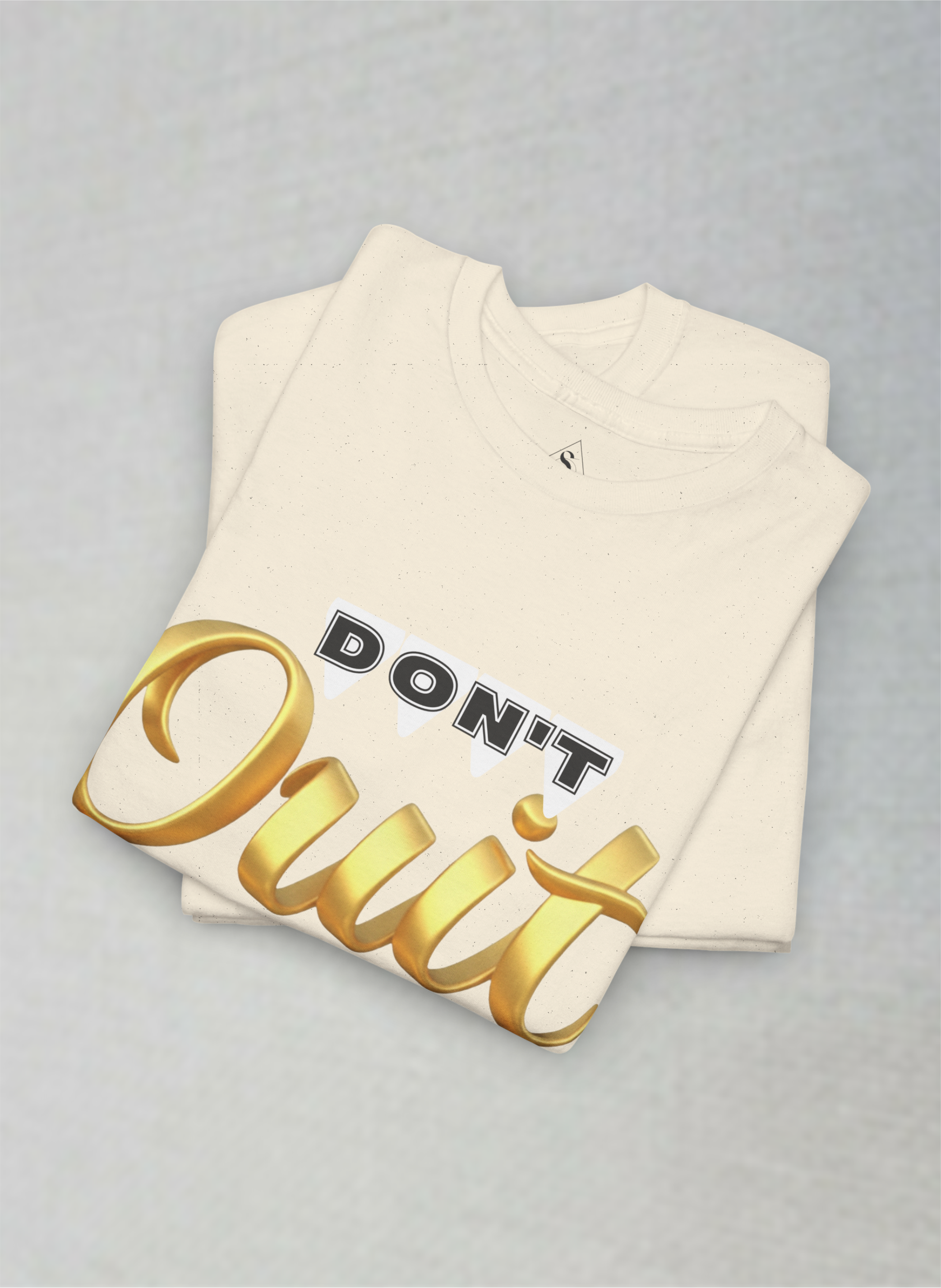 Don’t Quit Gold Edition – Unisex Heavy Cotton Tee