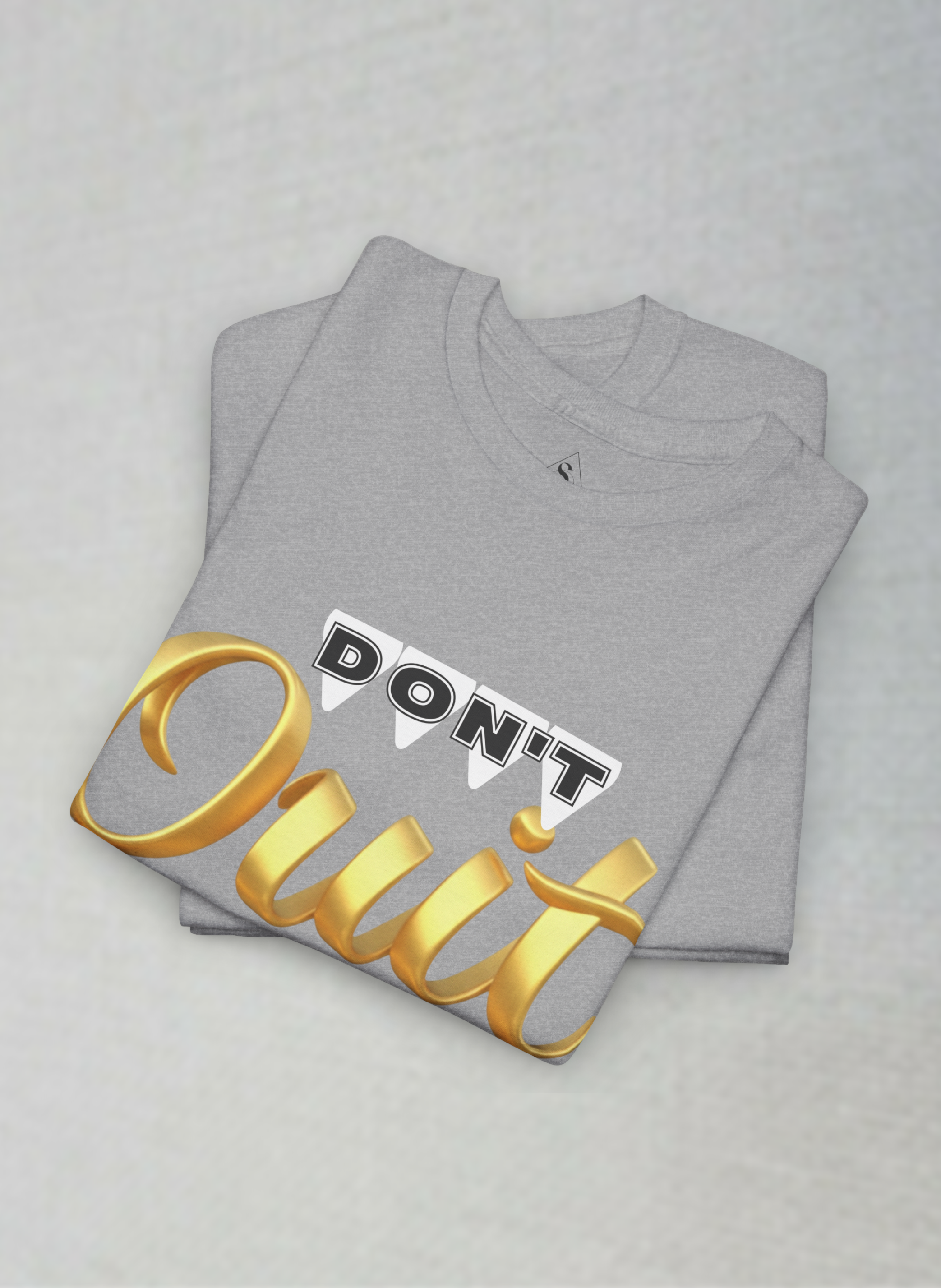 Don’t Quit Gold Edition – Unisex Heavy Cotton Tee