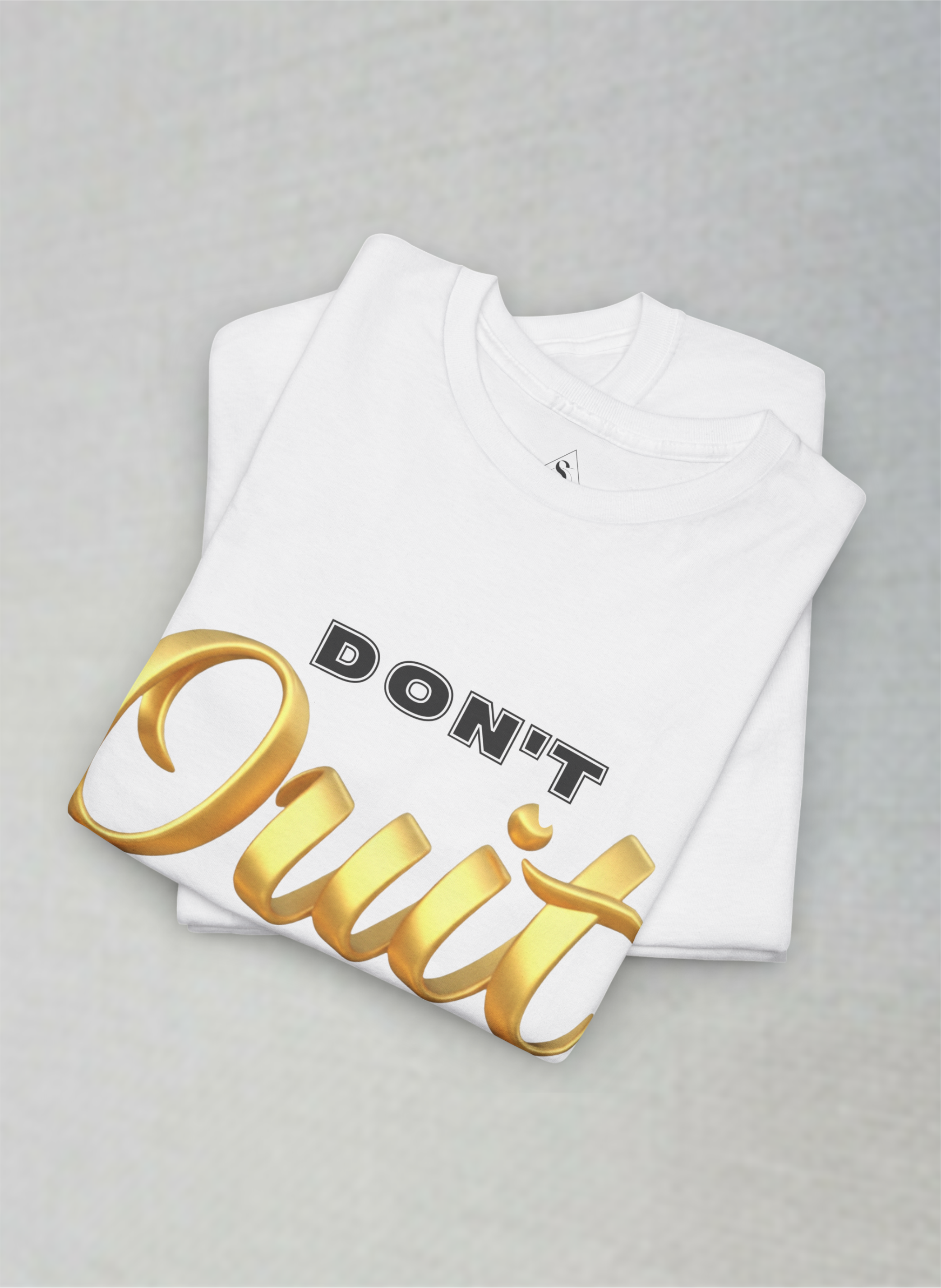 Don’t Quit Gold Edition – Unisex Heavy Cotton Tee
