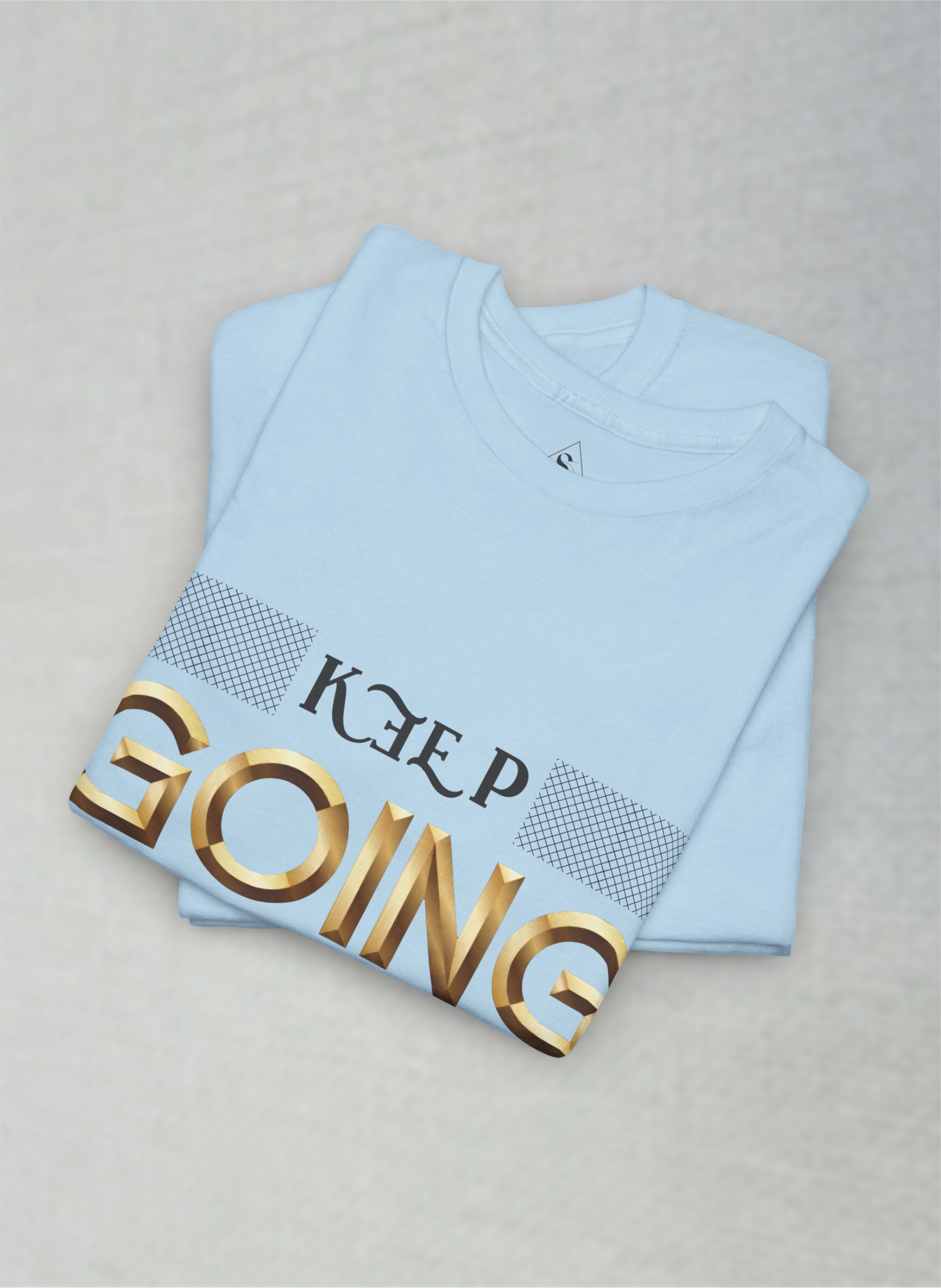 Keep Going Motivational Unisex Heavy Cotton Tee