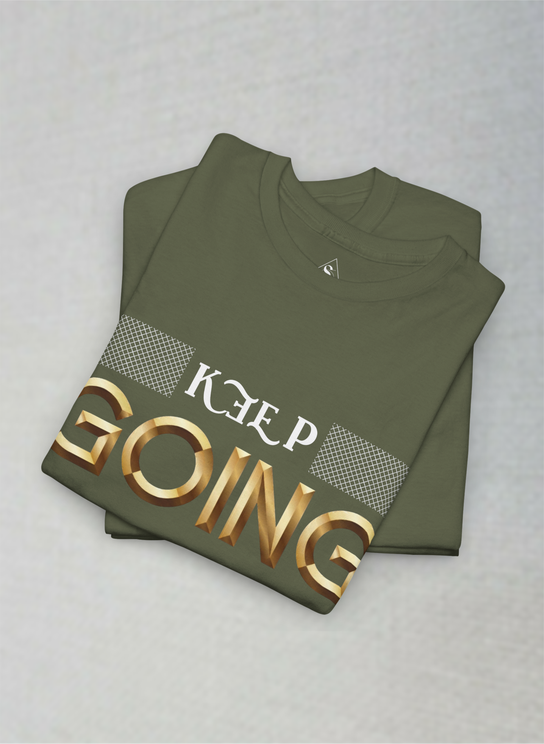 Keep Going Motivational Unisex Heavy Cotton Tee