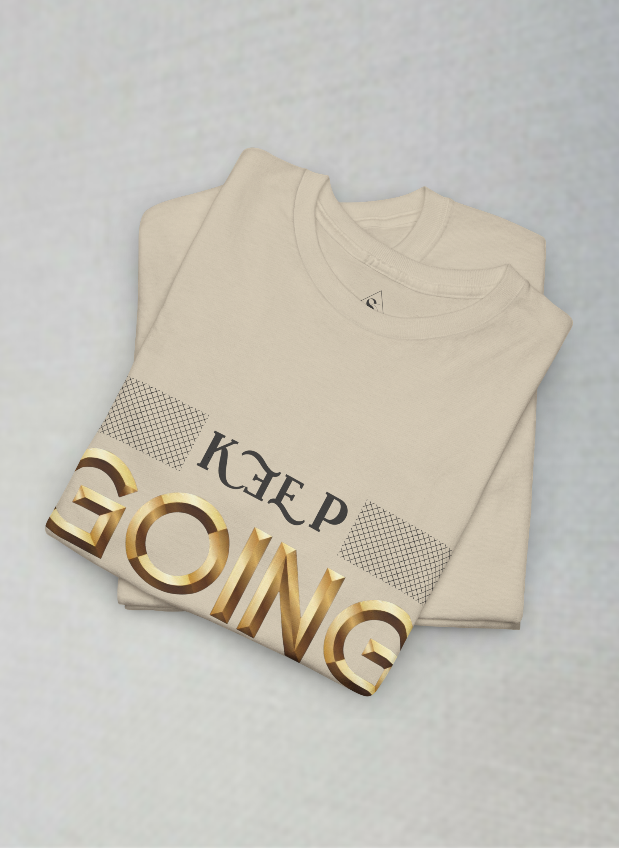 Keep Going Motivational Unisex Heavy Cotton Tee
