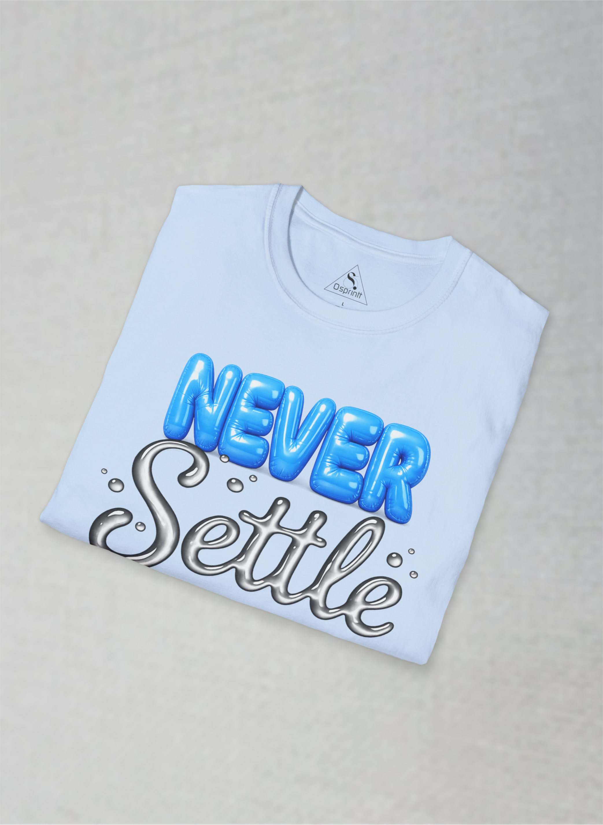Never Settle Motivational Unisex Softstyle T-Shirt