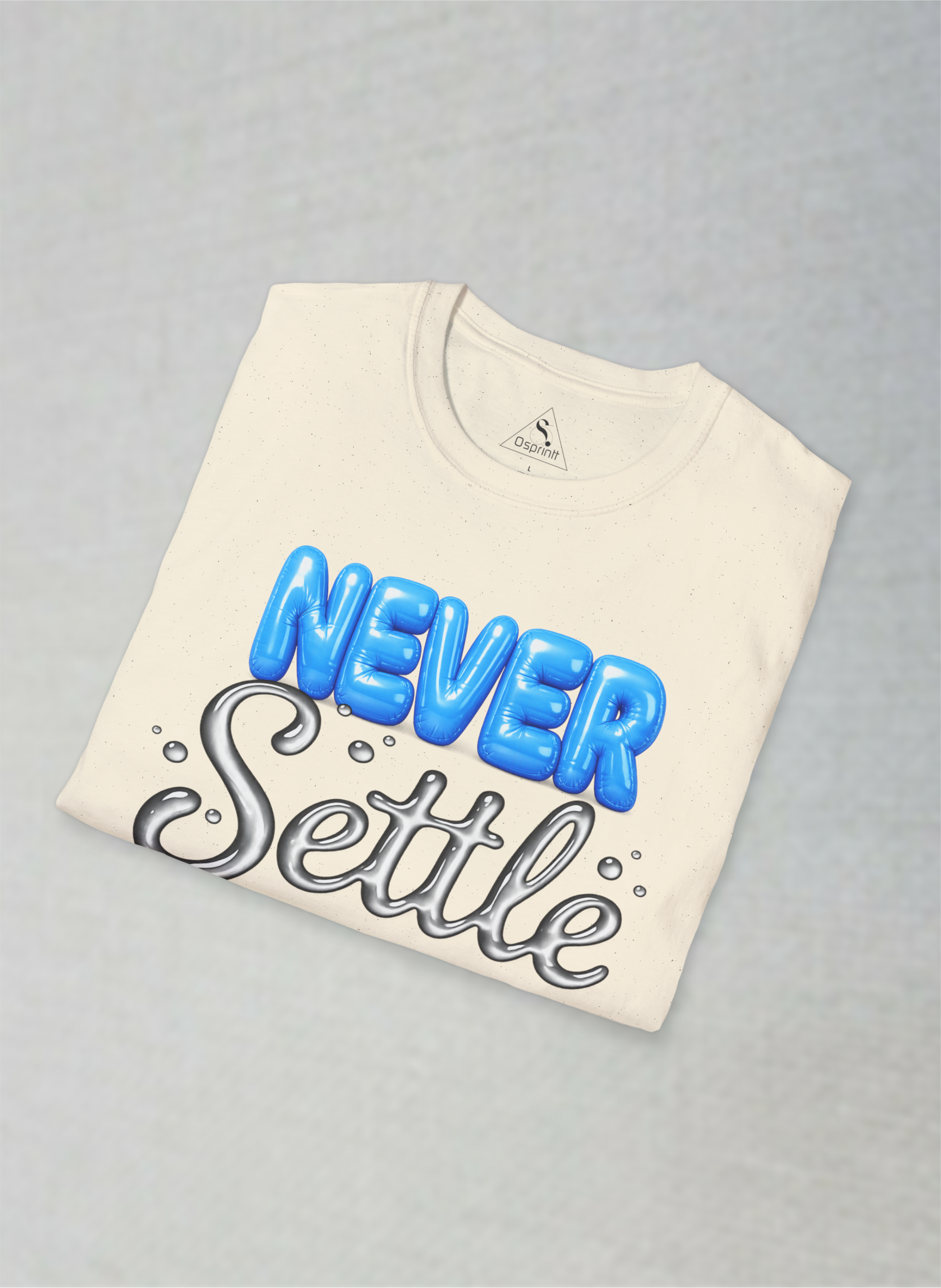 Never Settle Motivational Unisex Softstyle T-Shirt