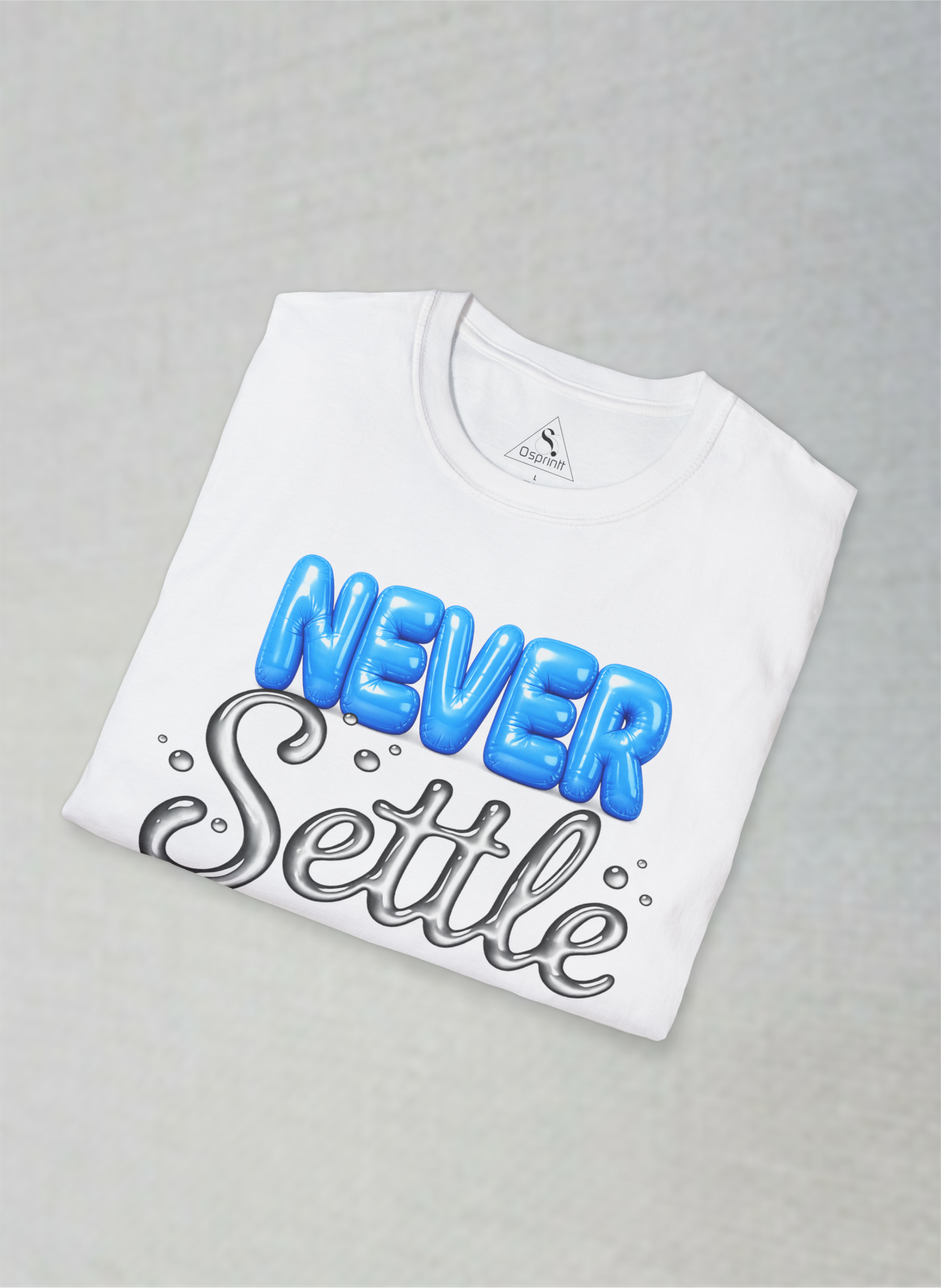 Never Settle Motivational Unisex Softstyle T-Shirt