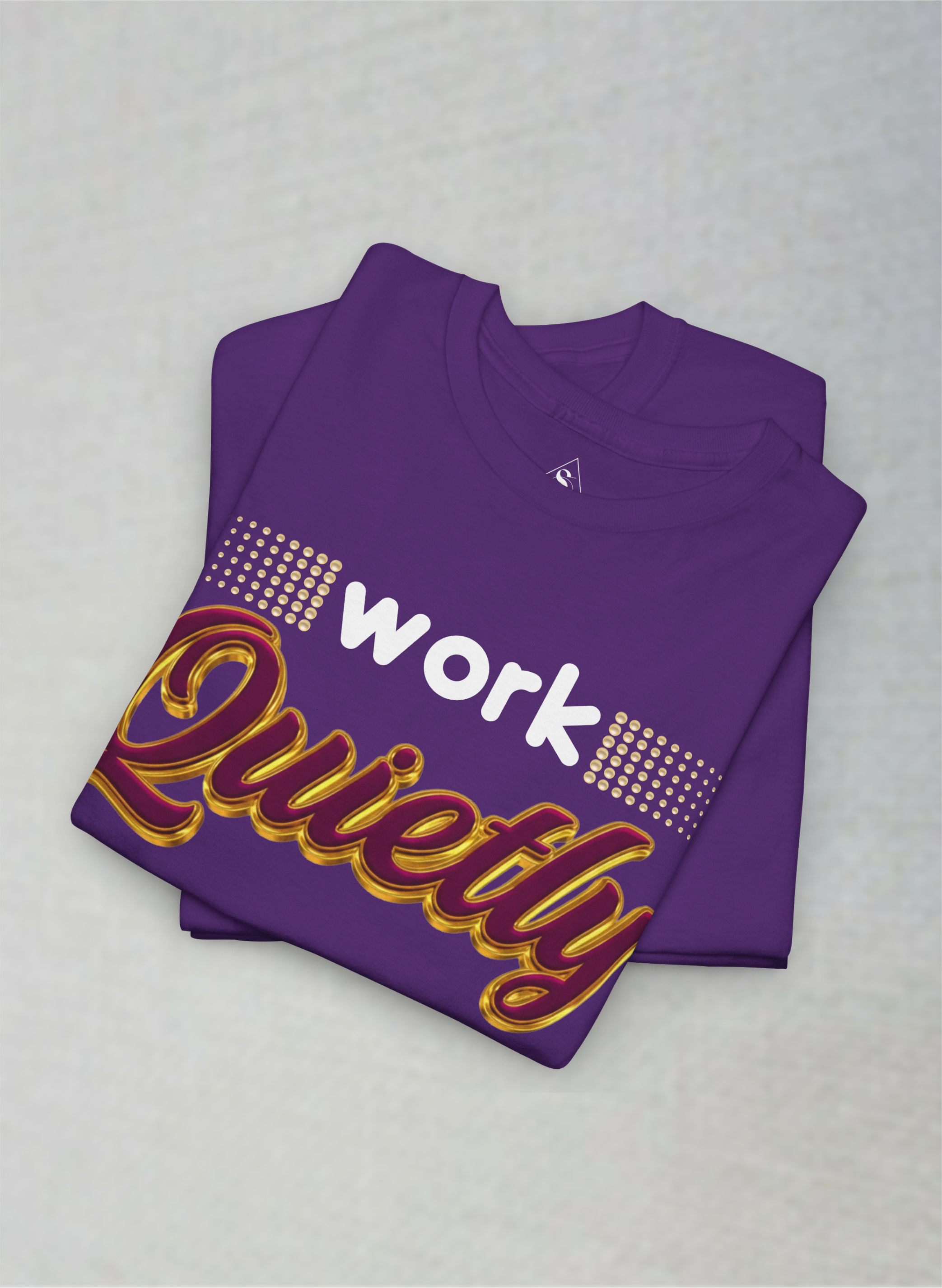 Work Quietly – Luxury Silent Hustle Motivational Unisex Heavy Cotton Tee