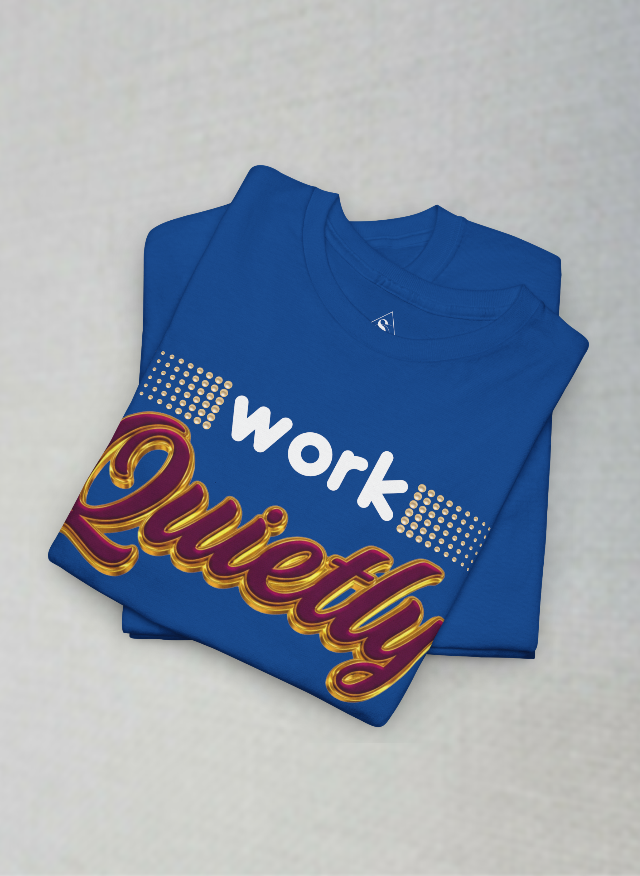 Work Quietly – Luxury Silent Hustle Motivational Unisex Heavy Cotton Tee